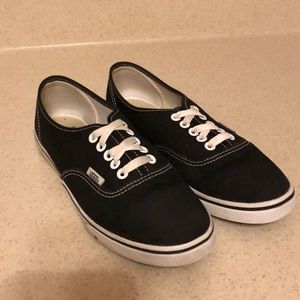 Black Authentic Vans